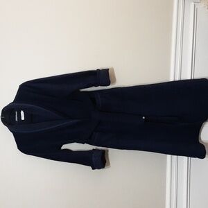 Irelax robe women S navy blue comfy soft waist belt